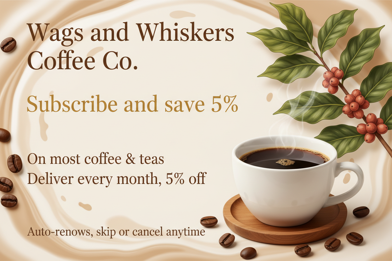 Mint Coffee Beverage - Refreshing Mint Infusion for Your Daily Boost - Wags & Whiskers Coffee Co.