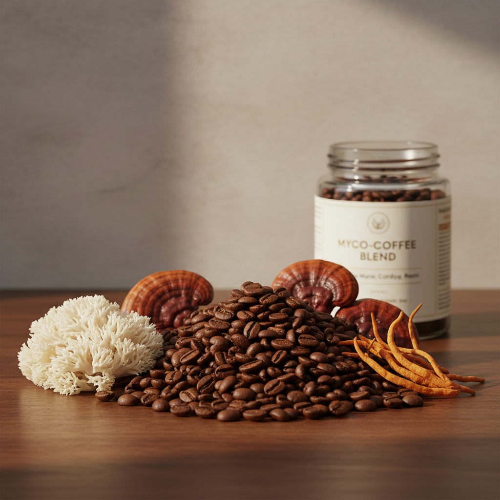 Try Our Newest Coffee with Mushrooms — Medium & Dark Roast