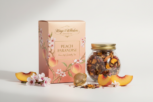 Meet Our Best Seller: Peach Paradise Tea - Wags & Whiskers Coffee Co.