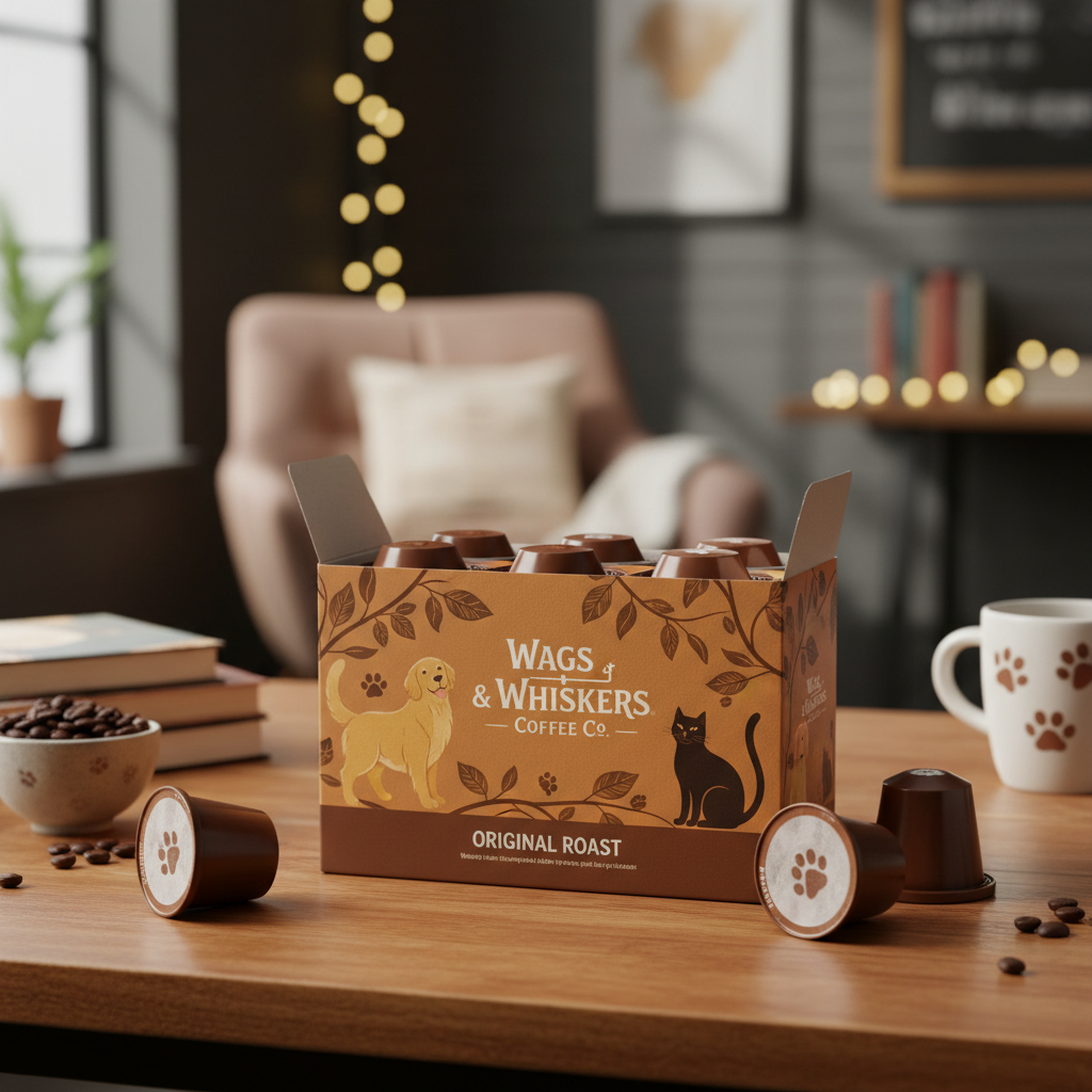 12 Pack Single Serve Coffee Capsules | Original Roast| - Wags & Whiskers Coffee Co