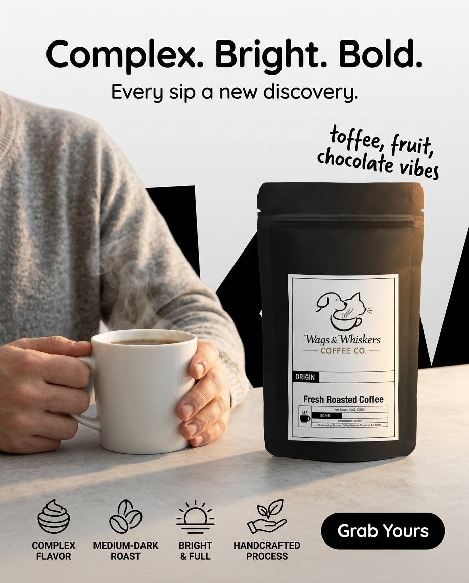 African Kahawa Blend | Single-Origin African Coffee Beans – Wags & Whiskers Coffee Co. - Wags & Whiskers Coffee Co.