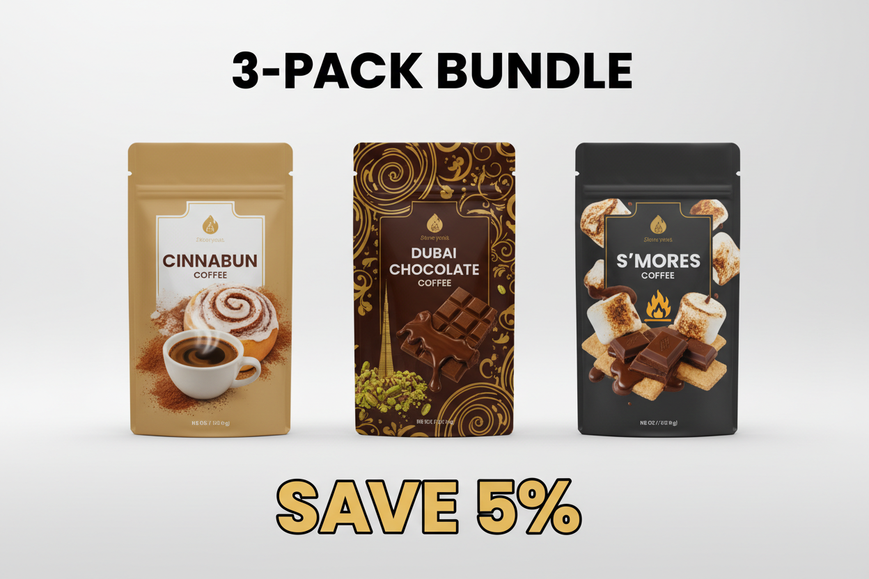 3-Pk. Flavored Coffee Bundle – Save 5% Now - Wags & Whiskers Coffee Co.