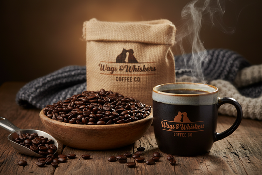 French Roast Coffee  | Extra Dark Roast Coffee Beans – Wags & Whiskers Coffee Co. - Wags & Whiskers Coffee Co.