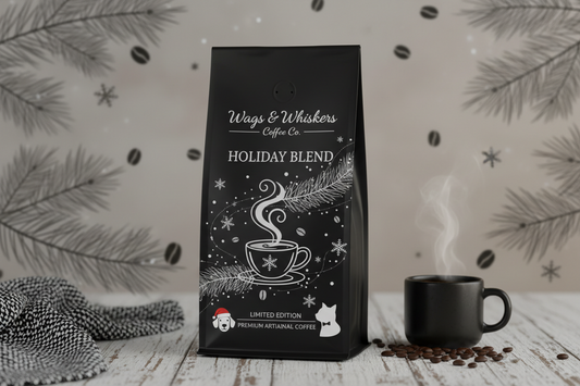 Holiday Blend | Festive Seasonal Coffee Beans – Wags & Whiskers Coffee Co. - Wags & Whiskers Coffee Co.